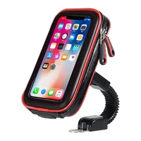 universal motorcycle bicycle mobile cell phone bag stand support gps bike waterproof case bag with holder phone bag waterproof