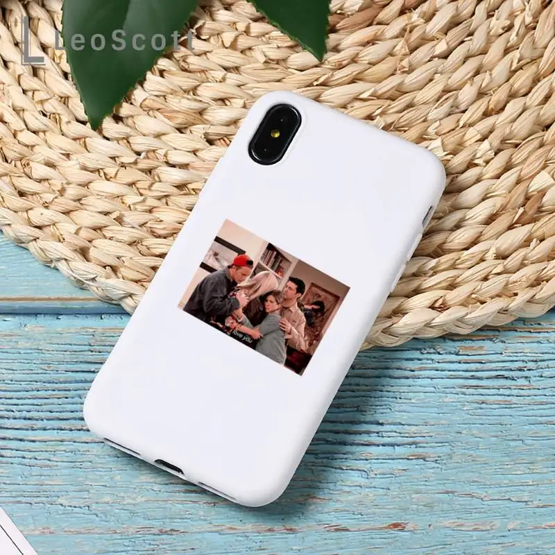 

American friends tv show Phone Case Candy Color for iPhone 6 7 8 11 12 s mini pro X XS XR MAX Plus