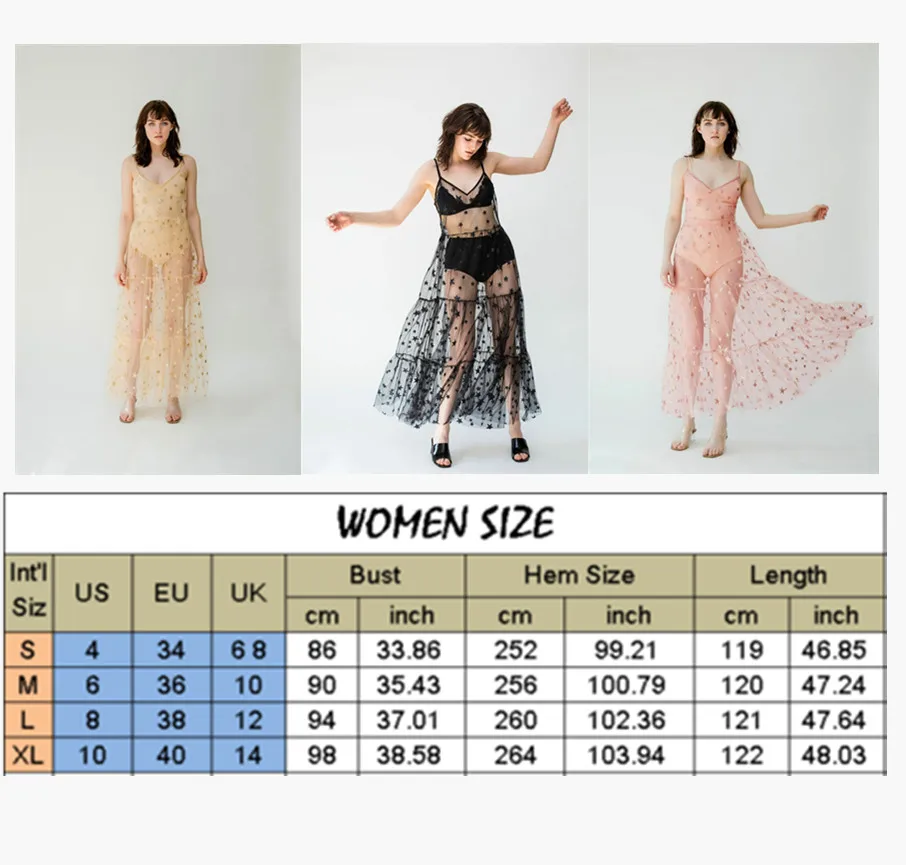 Женское платье на бретельках 2019 Тюлевая накидка летнее Сетчатое прозрачное