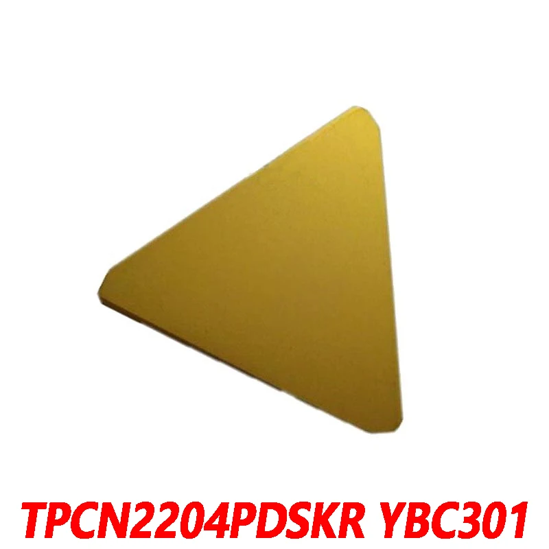 

100% Original TPCN TPCN2204PDSKR YBC301 10pcs Carbide insert CNC lathe blade Special for processing steel parts Efficient