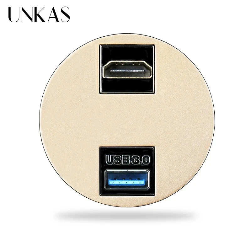 UNKAS A8 комбинация разъемов HDMI 2 0 USB 3 два USB-порта для зарядки светодиодная подсветка