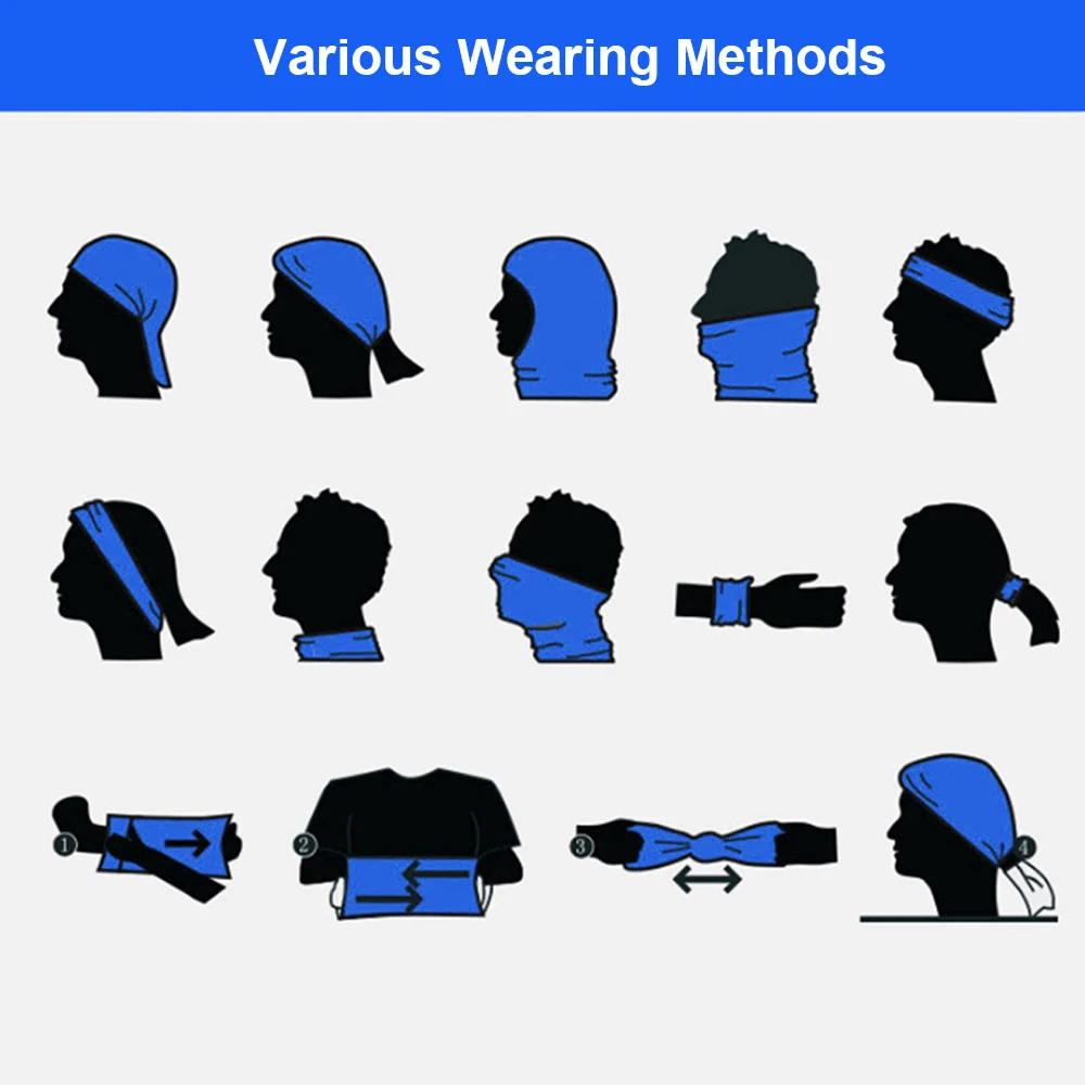 

2020 Cycling Outdoor Scarf Men Women Sun Protection Bandana Neck Gaiters Riding Camping Scarf Activities Multi Function Bandanas