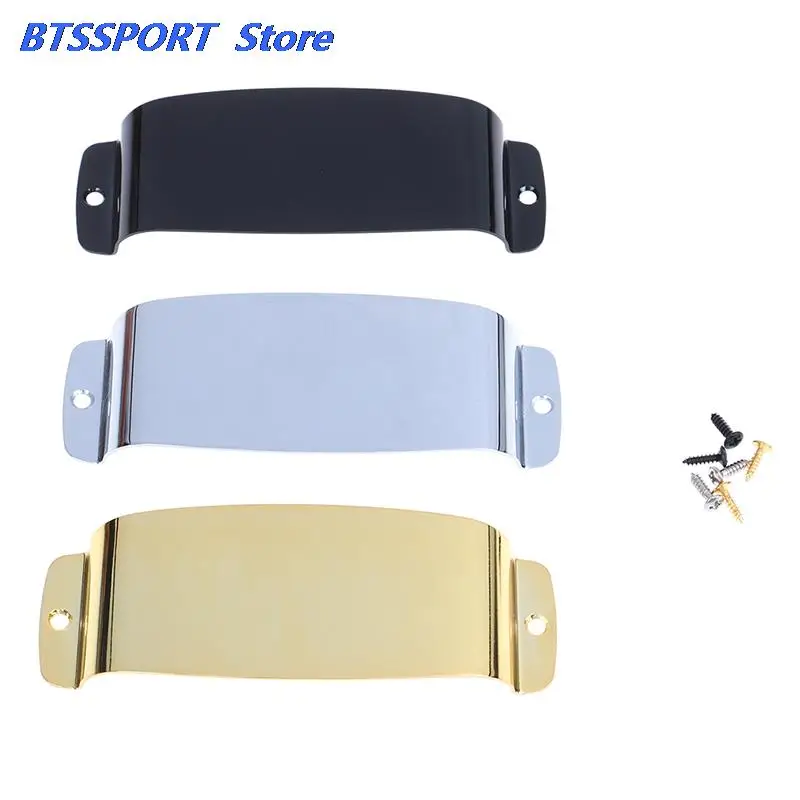 Steel Electric Guitar Pickup Cover Protector 1pcs for Jazz Bass JB with 2 Screws | Спорт и развлечения