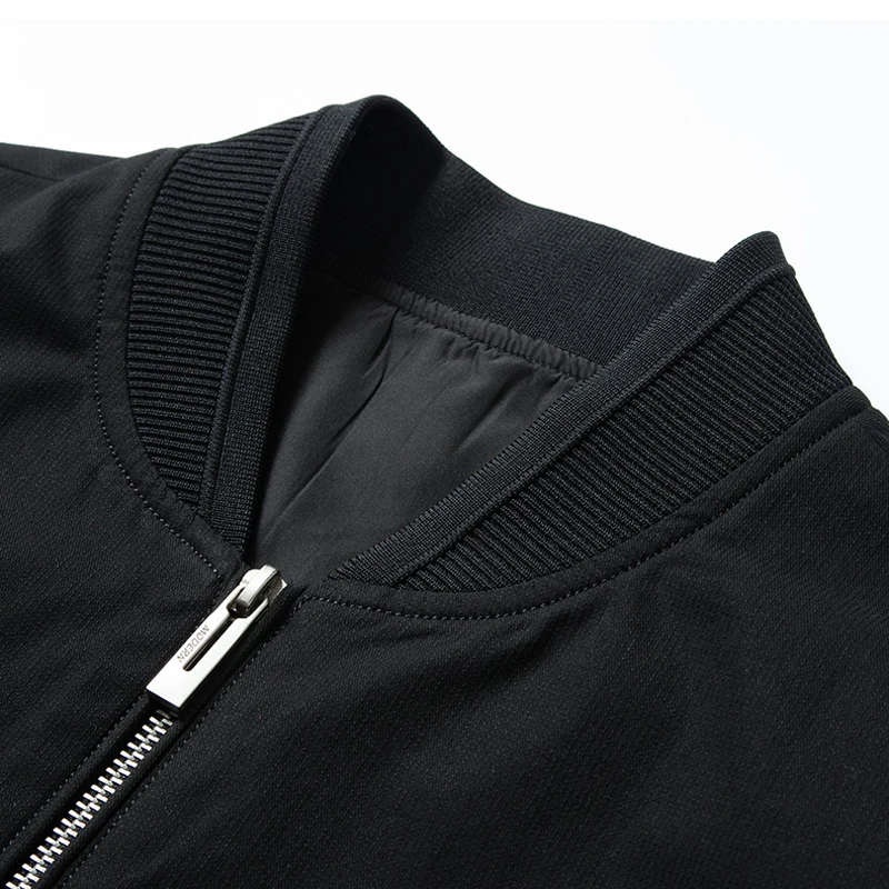 

QZHIHE 2020 Fashion Men Jacket Baseball Collar Casual Simple Classic Man Brand Windproof Coat Solid Bomber Jackets For Men 30606