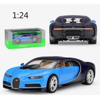 124 scale model car bugat chiron diecasts metal alloy sports car toy vehicles racing car collection for children and adult