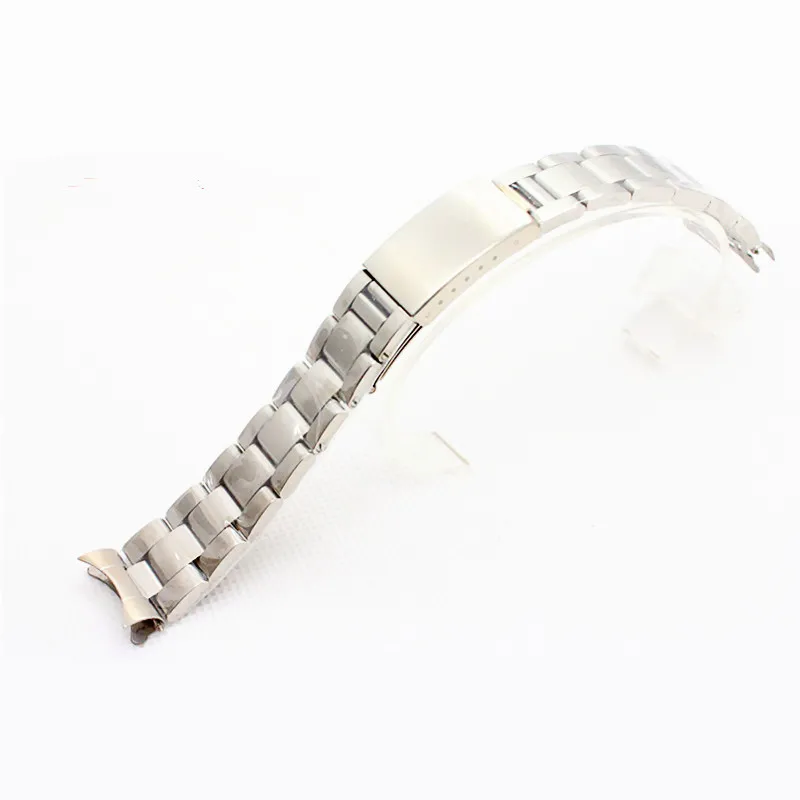 Серебряный ремешок для часов oyстер браслет ролевых мужчин SS 20 мм запчасть