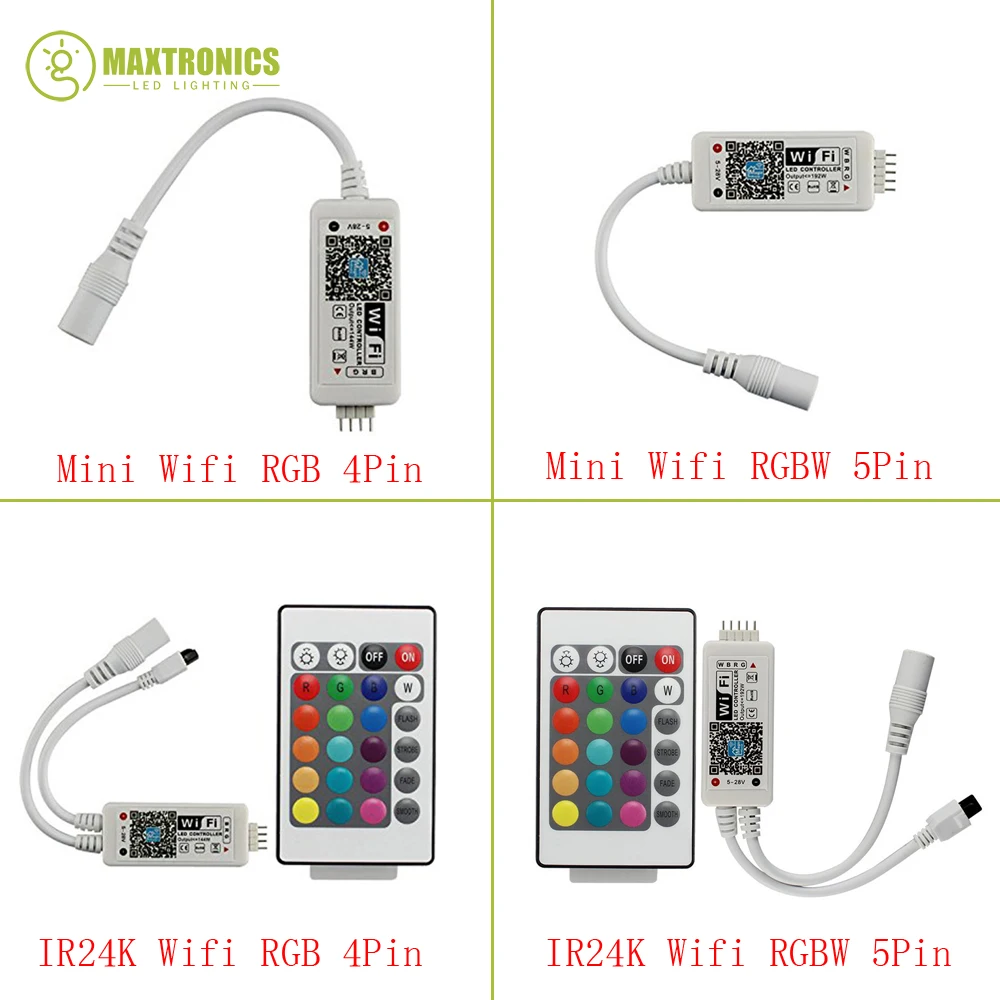 Беспроводной контроллер Magic Home DC5V 12 В 24 Bluetooth Wi Fi RGB/RGBW ИК РЧ LED для 5050 WS2811 WS2812B Pixel