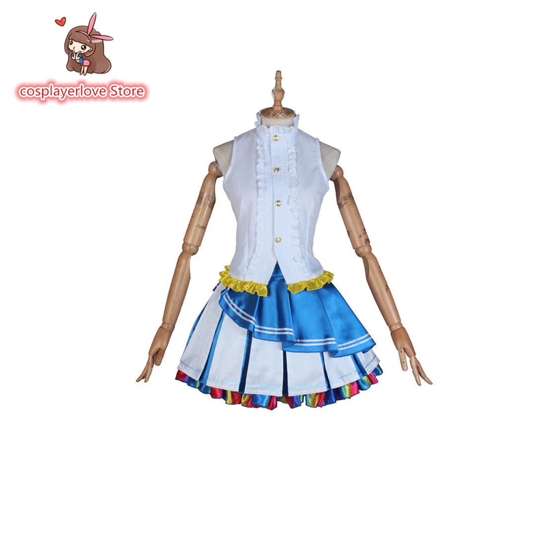 Lovelive радужная Роза Юки сетсуна/Накагава косплей костюм на заказ Хэллоуин