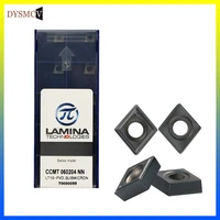 10pcs lamina ccmt060204 nn lt10 inner hole turning tools carbide insert cnc machining center lathe cutter turning tool inserts