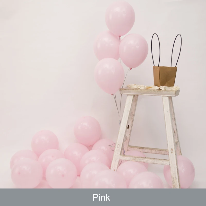 Pink Macaroon 50~ 100 шт./пакет 10in латексных воздушных шаров с 33 Цвета надувные свадебные украшения воздушный шар с надписью "Happy Birthday" Вечерние материалы воздушных шаров - Цвет: Pink Macaroon