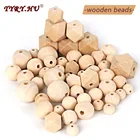 TYRY.HU, деревянные бусины, бусины для прорезывателя зубов, изготовление браслета, цепочка для соски, аксессуары для детей, деревянный крошечный стержень, детские игрушки для прорезывания зубов