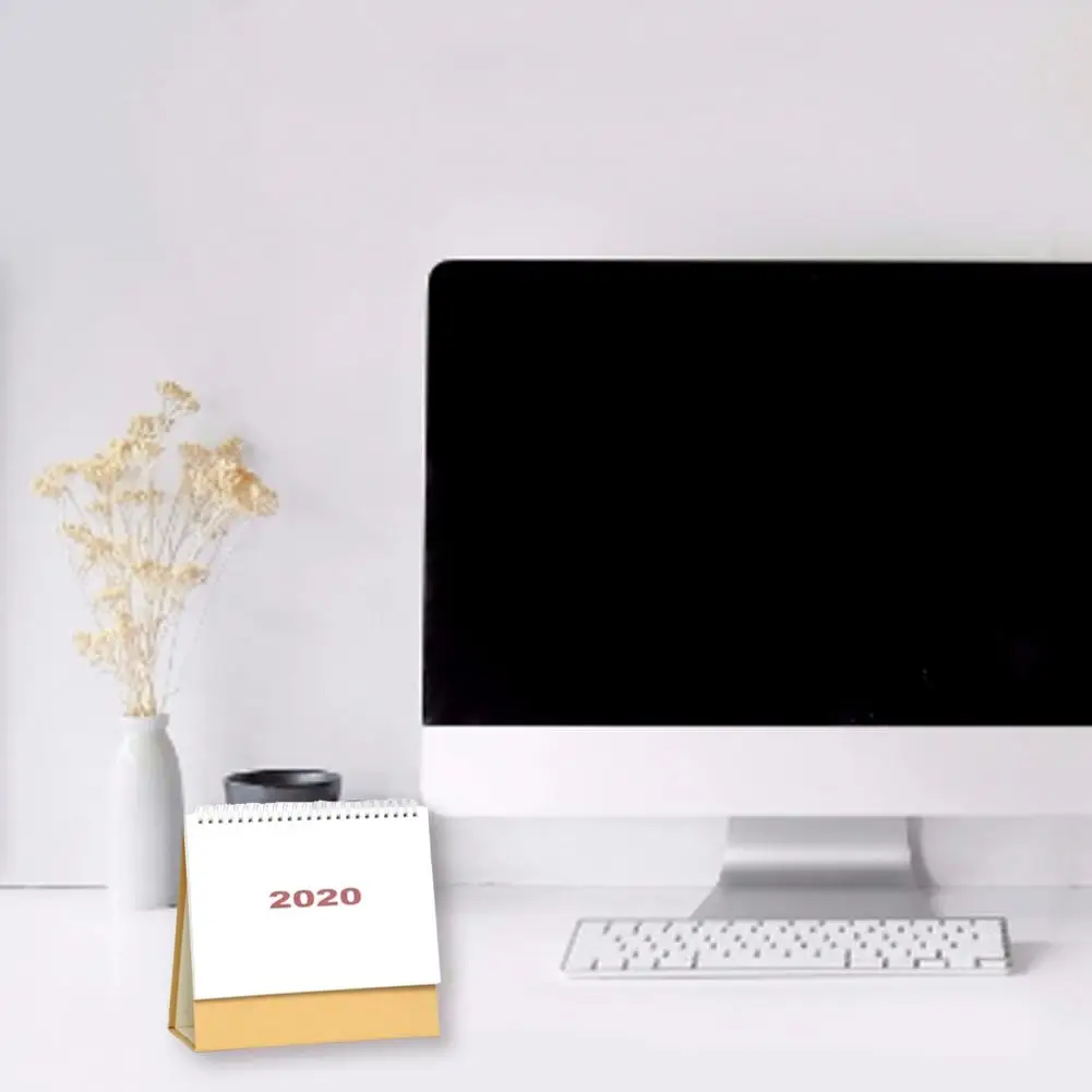 2020 Настольный Декор календарь домашний стол простой стиль личный план Блокнот |