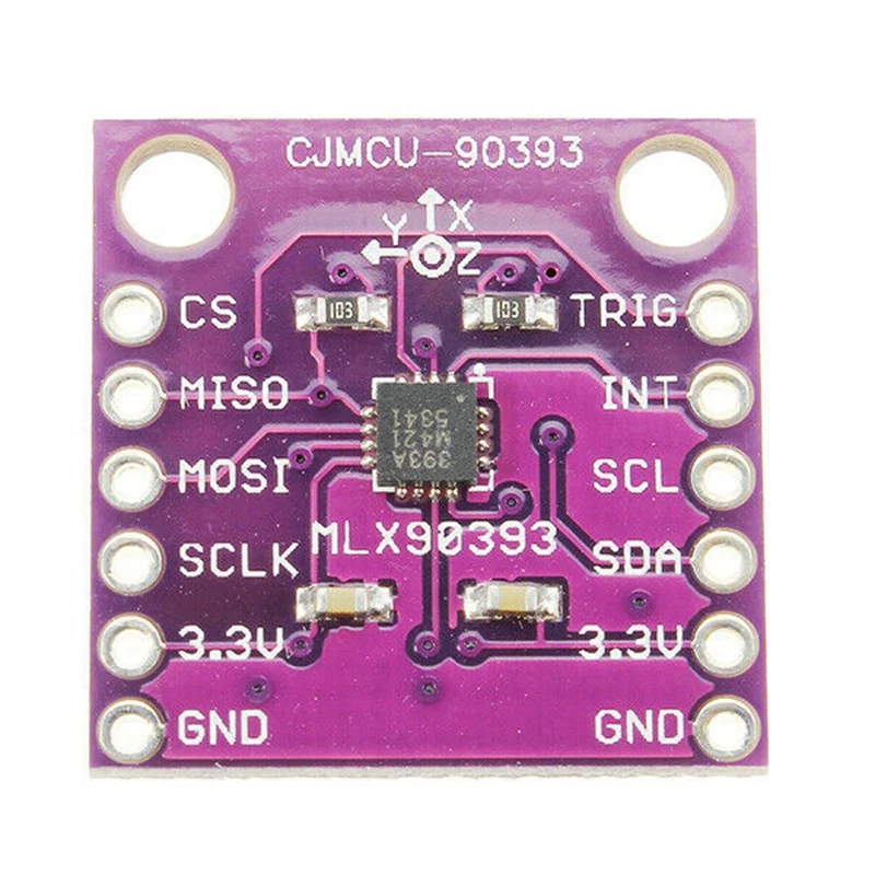 Cjmcu 90393 Mlx90393 Цифровой 3D Датчик Холла смещение угол поворота положение|Усилители
