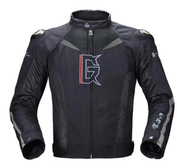 GRY10 Black Призрак гонки Лето мотоциклетная куртка+ мотоциклетные штаны мотогонок костюм защитное Шестерни Армо защиты пятки; в стиле хип-хоп Moto Костюмы - Цвет: GRY10 Black