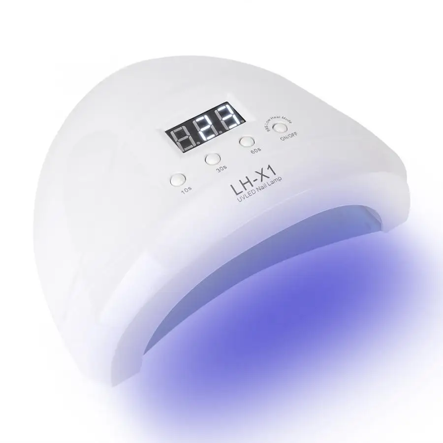52 вт профессиональная лампа для маникюра Гель лак ногтей быстрая сушилка
