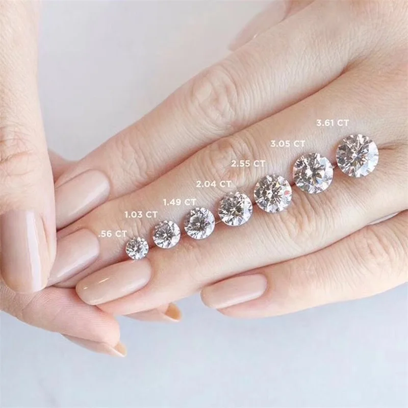 Тест-положительный включая сертификат цвет GH 9 мм 3ct блестящий срез VVS H &amp A