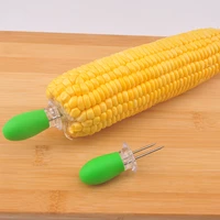 abs handle stainless steel corn needle bbq barbecue corn fork kitchen appliances barbecue appliances grill fork cooking