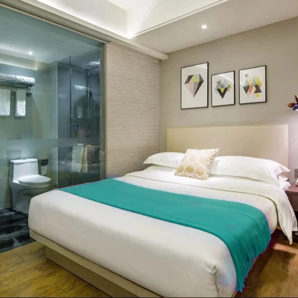 Новое одеяло в скандинавском стиле супермягкое хлопковое кашемировое покрывало