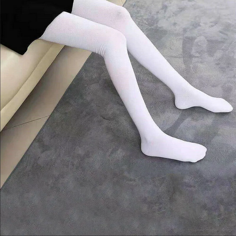 

New Women Cable Knit Extra Long Boot Stockings Over Knee Cotton Knitted High School Girl Stocking Female Long Knee Stocking