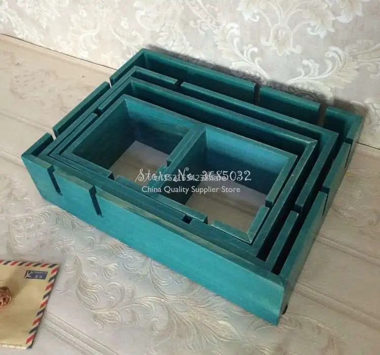 Настенная подставка из массива дерева размер фиолетового песка держатель для