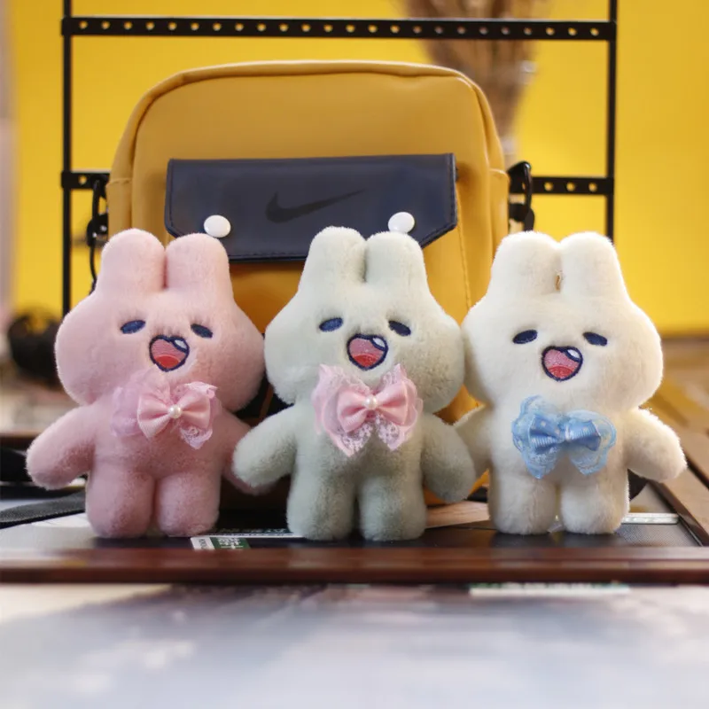 

Cute Cute Internet Celebrity Rabbit Pendant Bag Pendant Plush Doll Doll Small Mini Doll Claw Machine Doll