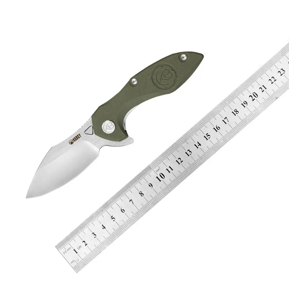 Kubey EDC с откидным верхом Ножи AUS 10 лезвие G10 ручка открытый карманные ножи зажим из