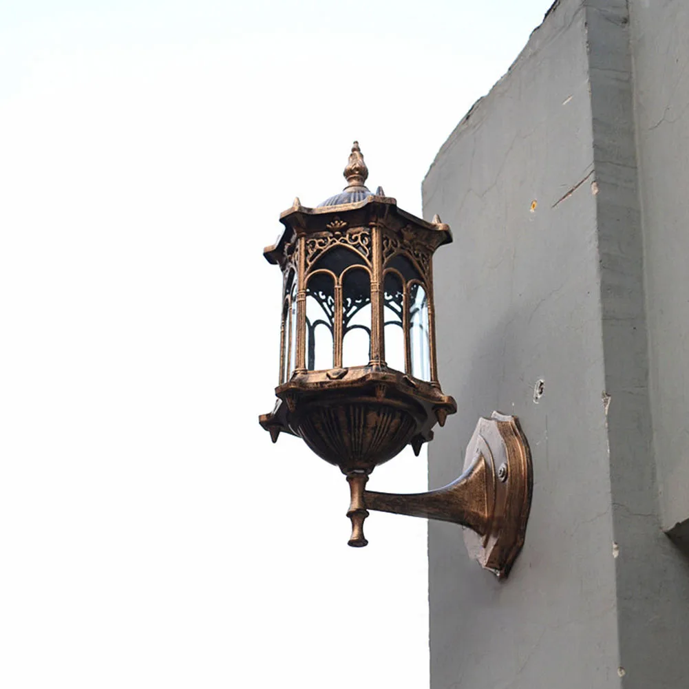 E27 Открытый водонепроницаемый фонарь бра Патио двор светодиодный домашний декор