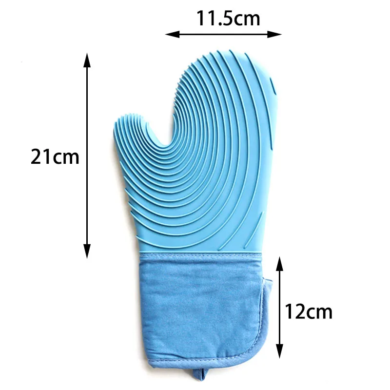 

Cute Oven Mitts Heat Resistant Microwave BBQ Kitchen Non-Slip Mitts