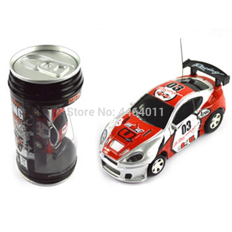 Coke Can Мини RC микро гоночный автомобиль 1:58 Радио пульт дистанционного управления