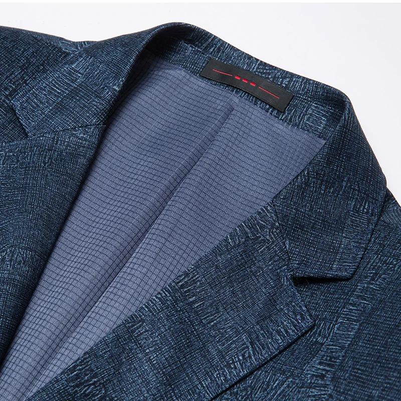 

High Quality Men's Wool Suit Coat Wool Blends Casual Blazers Men Suit Top Male Solid Business Casual Mens Coats and Jackets