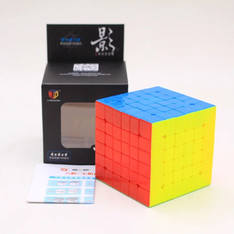 XMD Qiyi X MAN теней кисть Shadow M 6x6x6 Магнитный магический куб 6x6 Скорость cubo magico