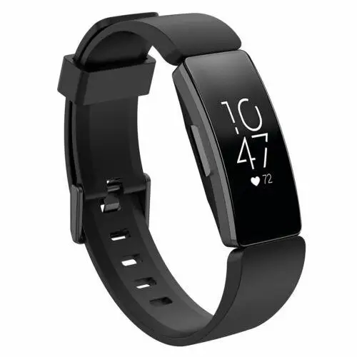 Ремешок для Fitbit Inspire HR, мягкий силиконовый ремешок для часов, сменный ремешок для Fitbit Inspire, умные аксессуары для ношения - Цвет: black