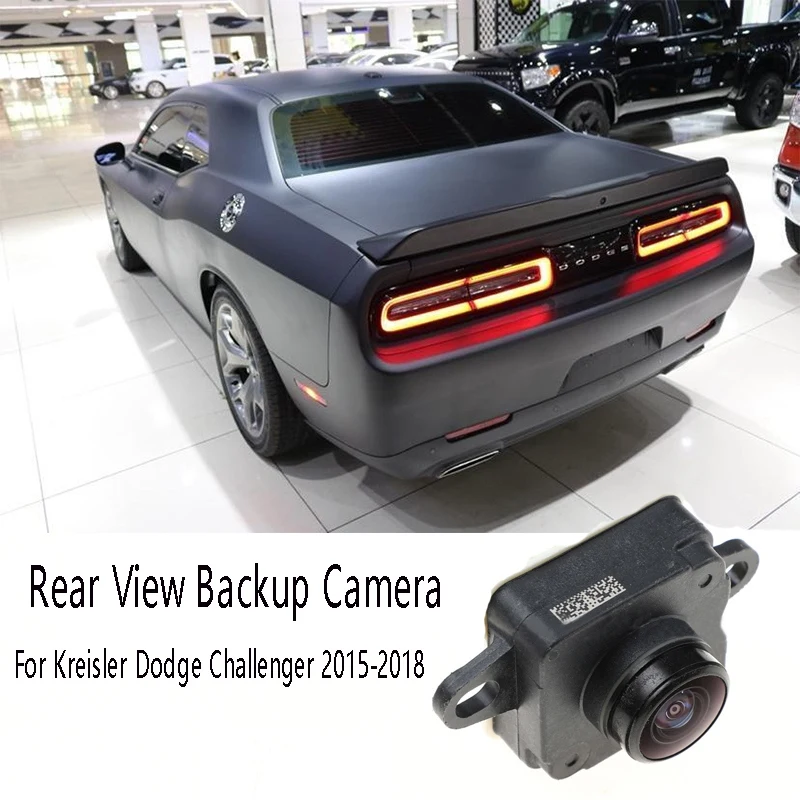 Car Rear View Backup Camera 68172474AA Deck Cover Rear Spare Camera for Kreisler Dodge Challenger 2015-2018