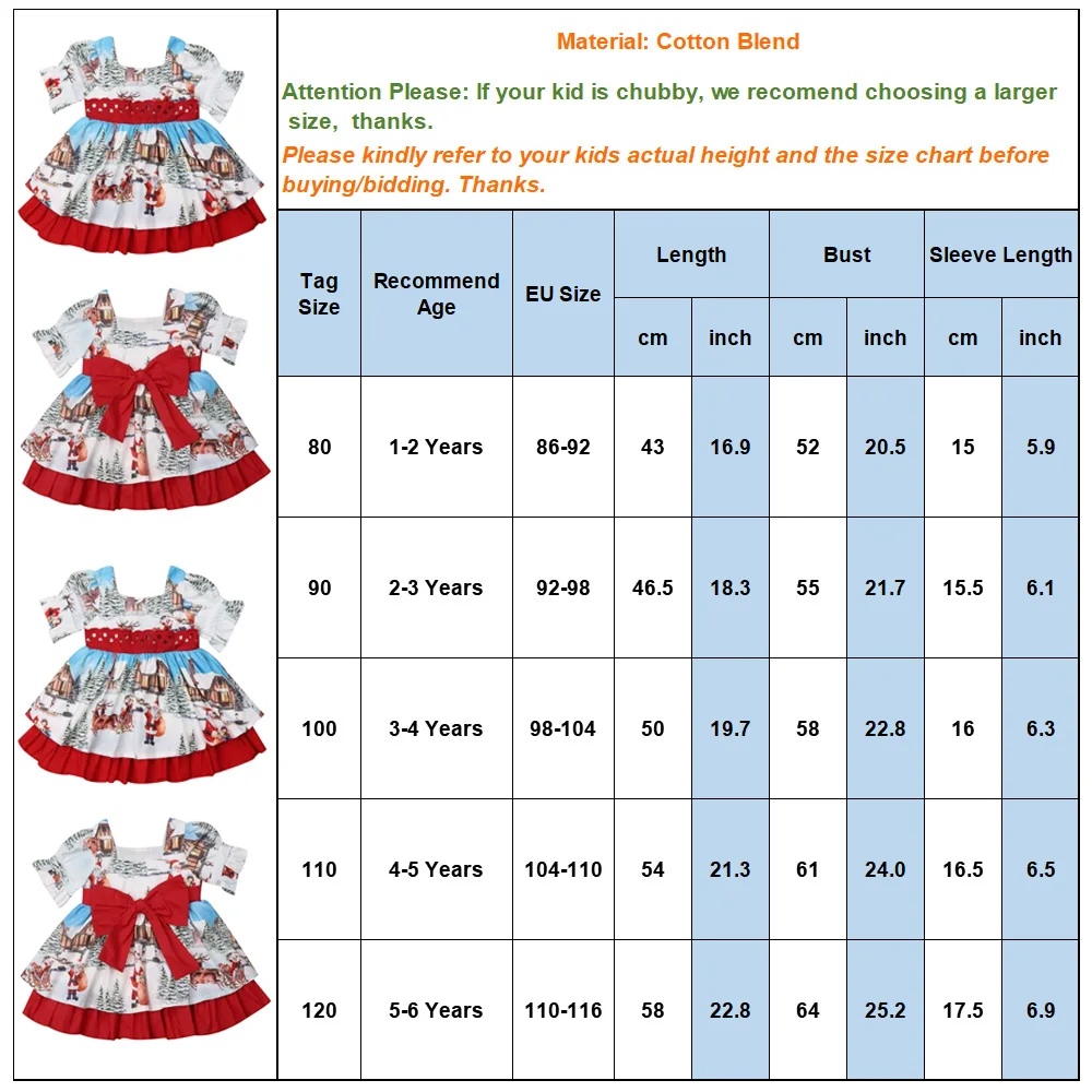 Милое красное платье для маленьких девочек Роскошное рождественское