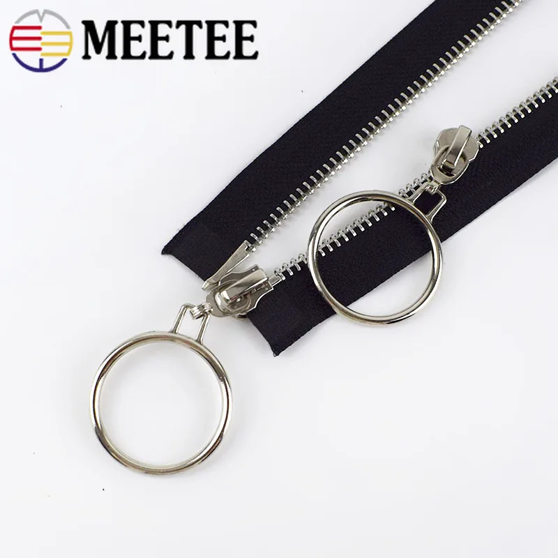 Металлические молнии Meetee 5 #85 см 120 2 шт. открытые двойные слайдеры молния для шитья