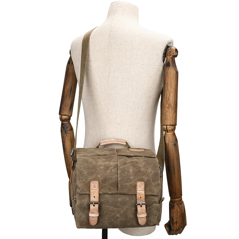 Водонепроницаемая Холщовая Сумка на плечо для фотографии мужчин и женщин DSLR