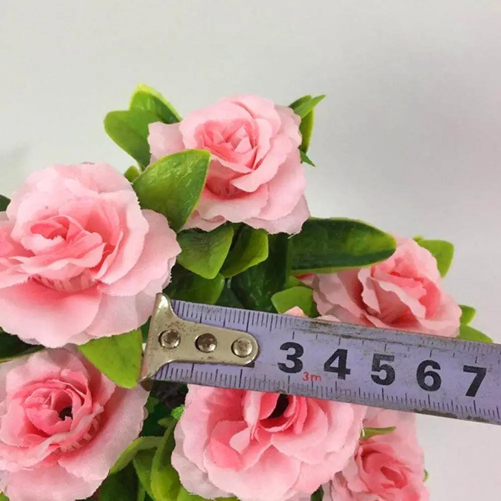 Искусственный цветок роза растение в горшке бонсай декор для гостиной офиса сада