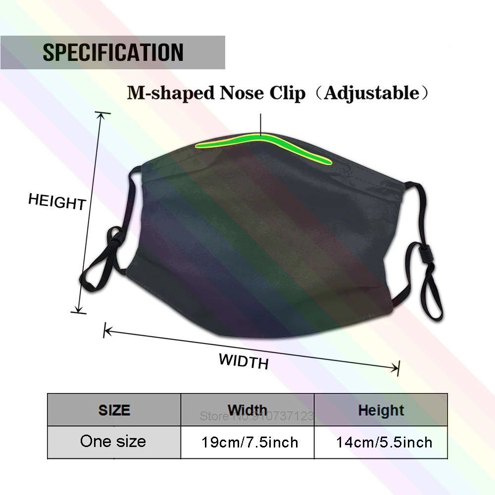 2018 Hot sale Summer Style CCCP Soviet Union Washable Reusable Mask With 2Pcs PM2.5 Filters 5 Layers | Аксессуары для одежды