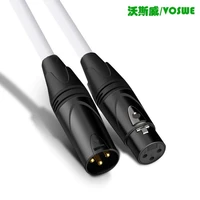 white hot selling audio xlr microphone xlr male to female mixer balance cable