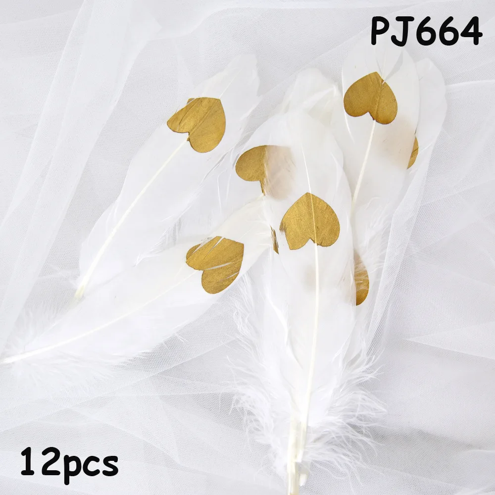 Гирлянда из перьев золотистого цвета для богемной свадьбы вечеринки детского