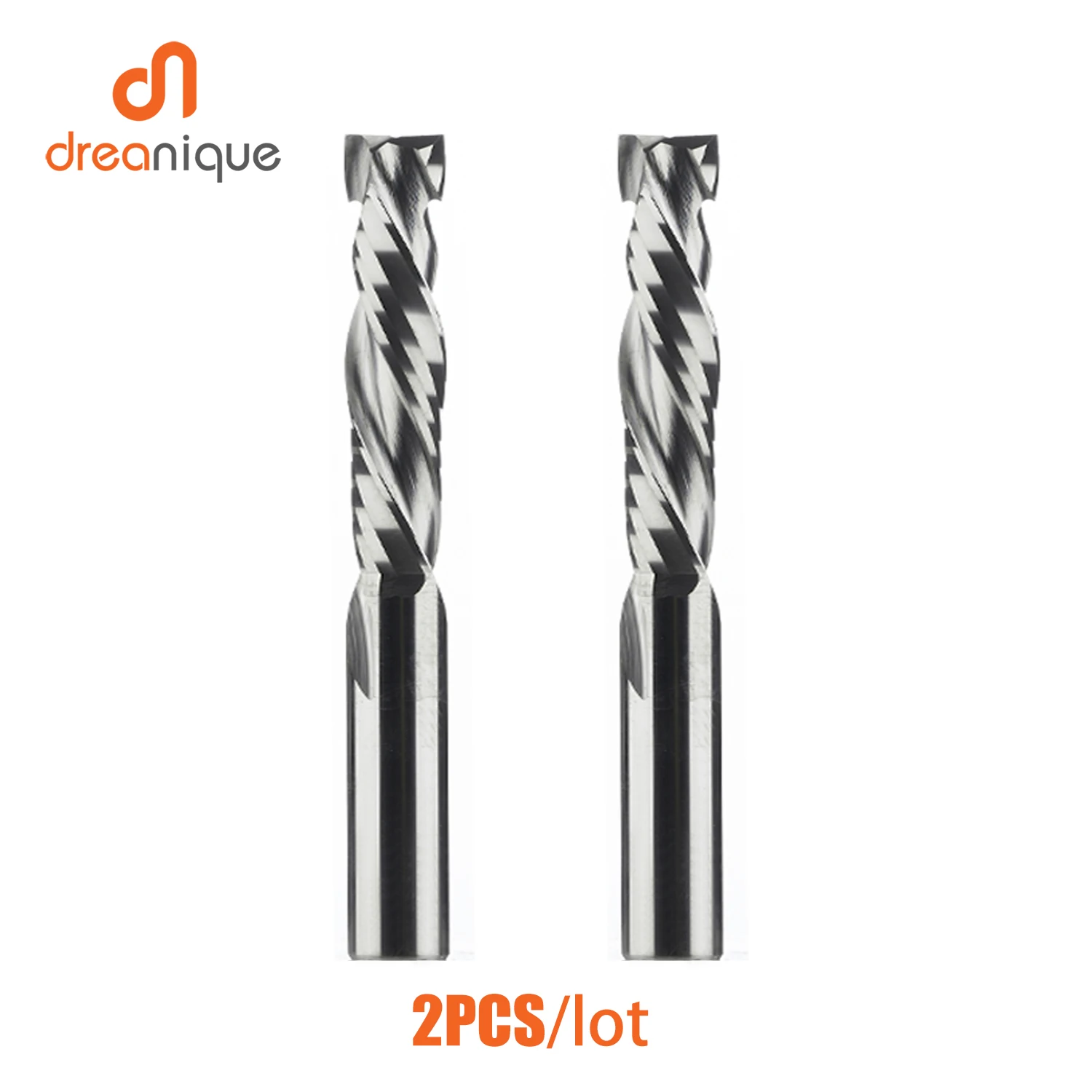 2 шт./лот компрессионный Фрезерный резак для деревообработки с двумя канавками