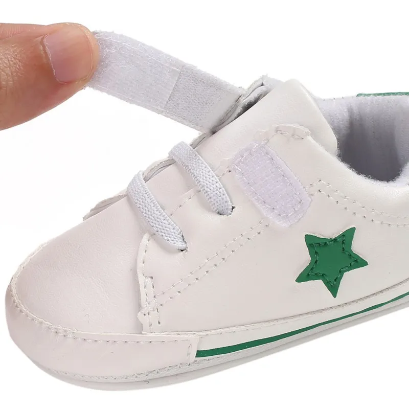 

New PU Star Print Sport Baby Shoes Newborn Boys Girls First Walkers Infantil Toddler Soft sole Prewalker Sneakers for 0-18M