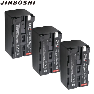 3X Battery 3 шт 7,2 V 5000 мА/ч, NP-F770 NP-F750 NP F770 NP F750 NPF770 литий-ионных батарей+ ЖК-дисплей Dual USB Зарядное устройство для sony CCD-RV100 DCR-TRU47E - Цвет: 3X Battery