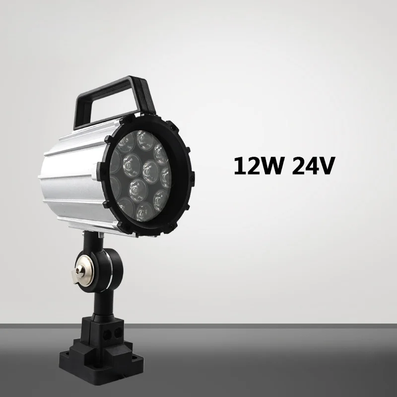 Короткий ручной светодиодный рабочий свет 12 Вт 24 В ~ 36 алюминиевый сплав