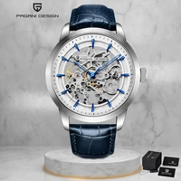 pagani design automatic mechanical watch mens top brand luxury mens watches fashion leather wristband waterproof wristwatches