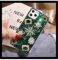 luxury bling crystal diamond gem flower case cover for iphone 12 mini 11 pro xs max xr x 8 7 6 6s plus se fashion handmade case