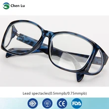 Genuine front and side protection radiological protection 0.5/0.75mmpb lead spectacles x-ray gamma ray shielding lead glasses