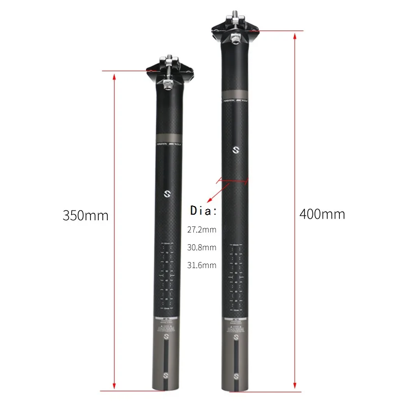 NEW TOSEEK Carbon Seatpost Accessory Mountain/Road Bike Seat Post Bikes Parts Bicycle Tige De Selle carbon fiber Bicicleta | Спорт и