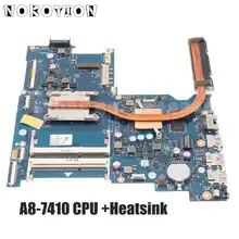 NOKOTION brand new! 813971-501 813971-001 For HP 255 G4 15-AC 15-AF Laptop motherboard ABL51 LA-C781P A8-7410 CPU free heatsink