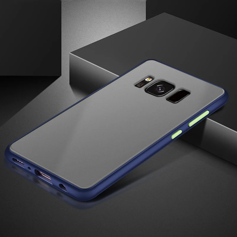 Coque Cover Case For Samsung Galaxy S8Plus S8 Matte Transparent Luxury Shockproof Hard Acrylic Back Slim Protective Phone Cases |